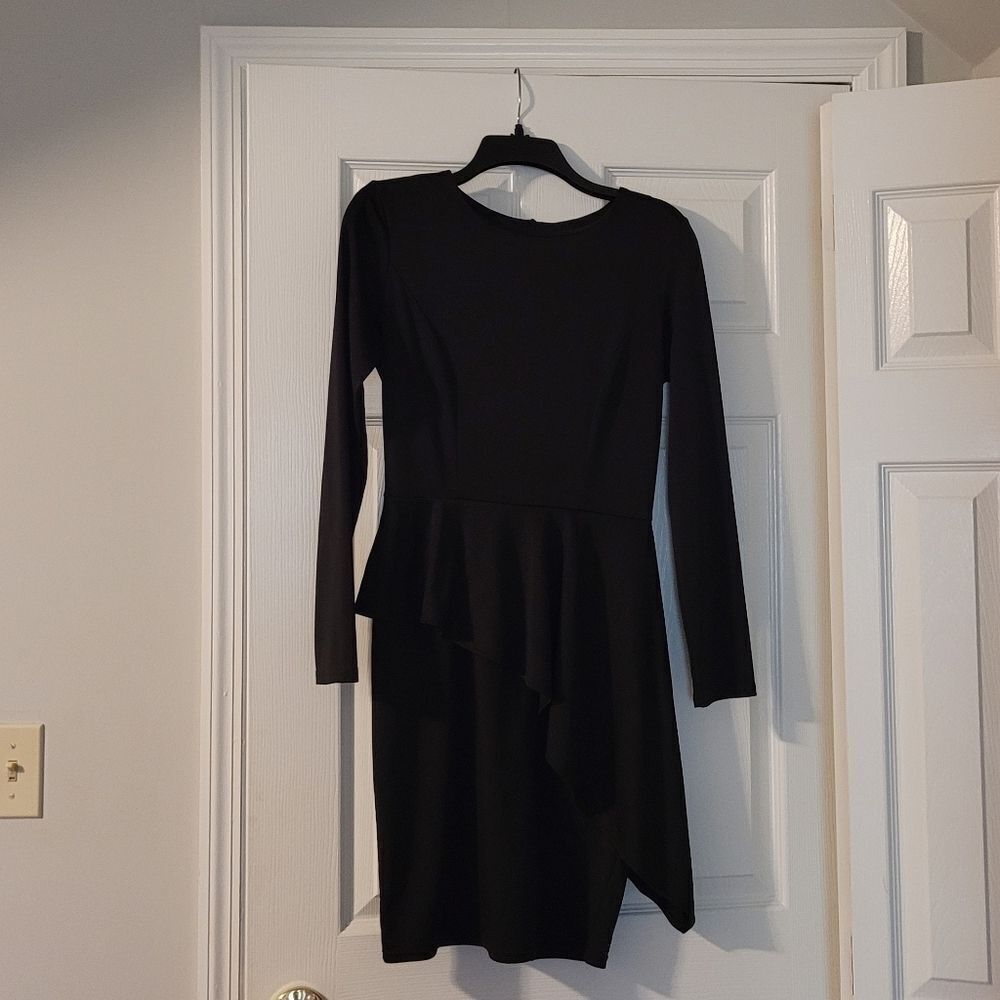 Amazon- Mavis Levan Elegant Black Asymmetrical Dress